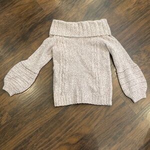 Off the shoulder sweater